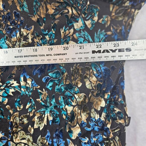 Coldwater Creek Floral Print Blouse Womens 2X Top colorful career office modest - Picture 3 of 12